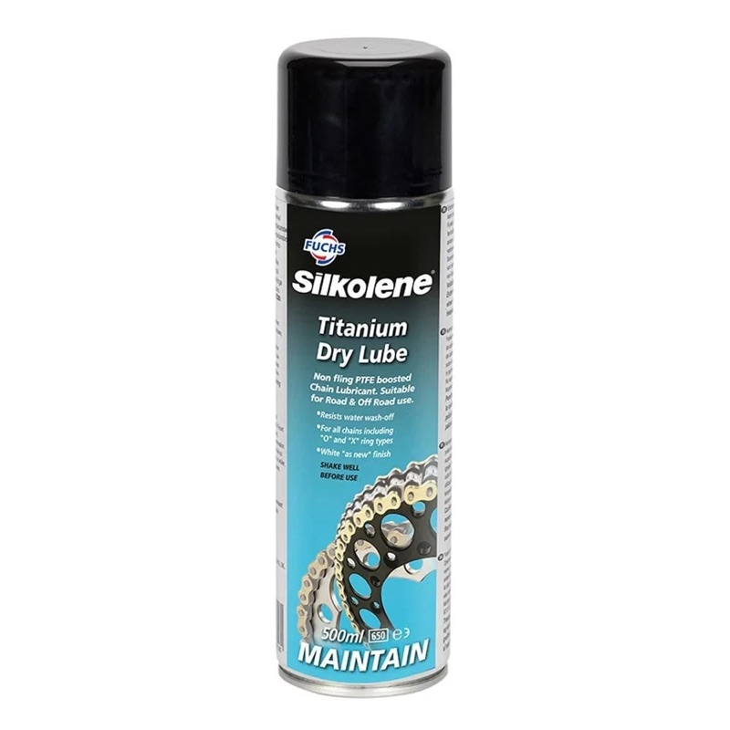 A can of Silkolene Titanium Dry Lube